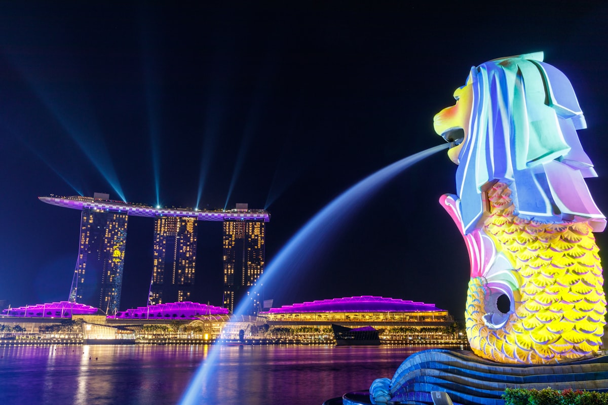 Singapore Marina Bay skyline